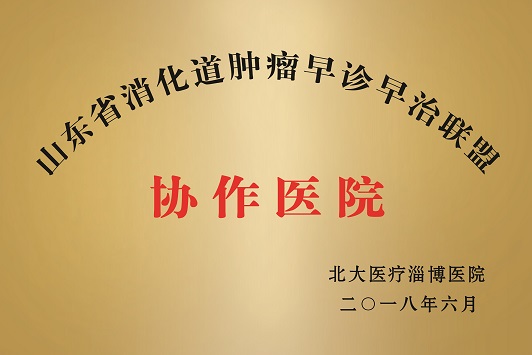 2018年6月，北大醫(yī)療淄博醫(yī)院加入山東省消化道早診早治聯(lián)盟協(xié)作醫(yī)院.jpg